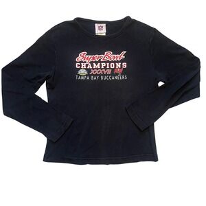 VTG‎ 2003 NFL Super Bowl Champs Tampa Bay Buccaneers Long Sleeve Womens M Shirt
